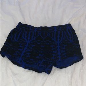 Express Shorts Blue and Black